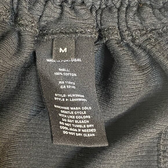 Helmut Lang Black Bodycon Rib Lacing Long Sleeve Dress Thumb Holes Medium - Picture 11 of 13